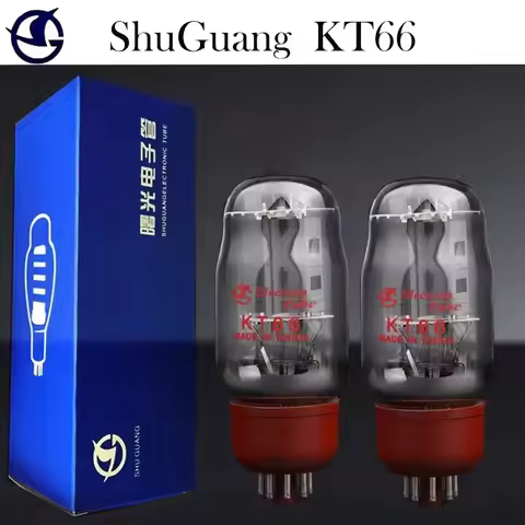 ShuGuang KT66 Vacuum Tubes Audio Valve Replaces 6P3P 6L6 350C KT66 Tube Amplifier Kit DIY Amp Factor