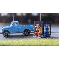 Miniature Figure MEGAMAN X ZERO ROCKMAN 1/64 1/87 HW HO diecast diorama