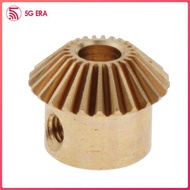 [Wishshopeezzxh] 0.5 Modulus Bevel Gear in Brass, Diameter of 25mm, Hole Range: 3 to 5mm