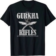 Better To Die Than To Be A Coward. Royal Gurkha Rifles Phrase T-Shirt. Summer Cotton O-Neck Short Sl