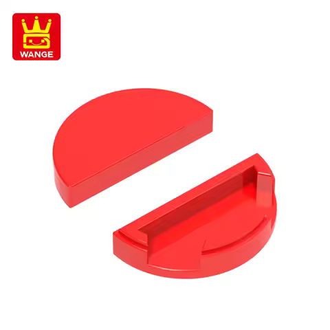 Wange 1748 50g/271PCS 1x2 Semi Circular Light Panel Building Blocks MOC Compatible with Brick Childr