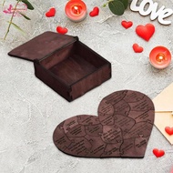 Abbraccia 20 Reasons i Love You Wood Puzzle 7.6x6.3inch Meaningful Expression Lightweight for Valent