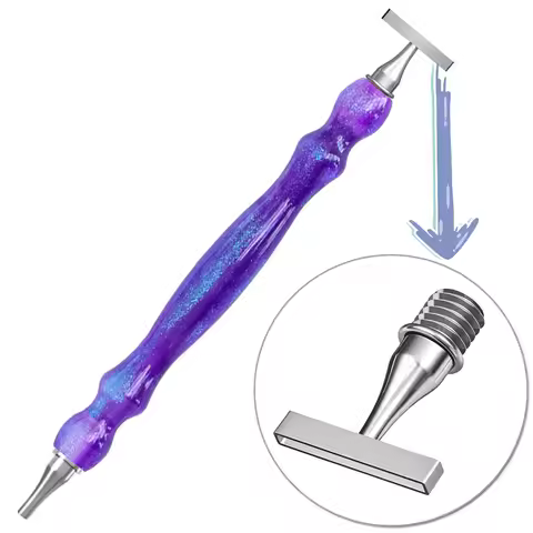 Diamond Painting Pen Accessory Tool,Thin Threaded Stainless Steel Multi-Place Tip,Resin Diamond Pain