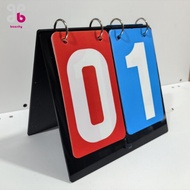 [Baosity] Multi Sports Scoreboard 2 Digit Flip Number Score Board, Table Score Flipper Score Counter