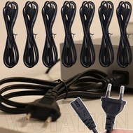3-2Pcs 1m/1.5m/1.8m EU Power Cable - 2 Pin Power Extension Cord - Round Hole Charging Cable - Stable