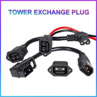 2+6 E-bike Lithium Battery Charging Interface Replacement Plug Socket with Wire Electric Vehicle Cha