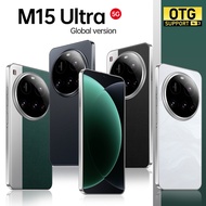 Popular2025New M15 Ultra Perforated screen7.3Inch3GB+32GB Support OTG Fast charging phone