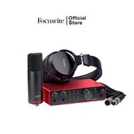 Focusrite Scarlett 2i2 Studio (Gen 4) ชุดบันทึกเสียง audio interface ไมค์โครโฟน หูฟังมอนิเตอร์ (ProP