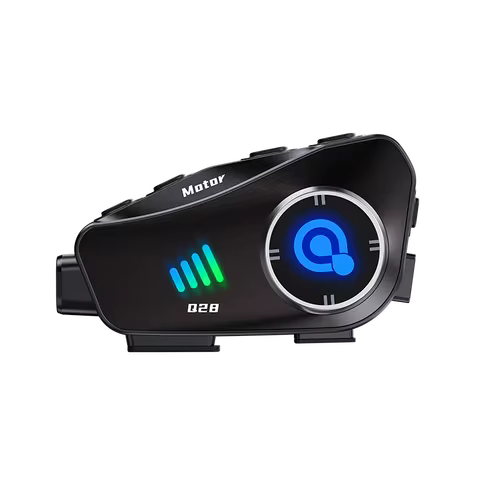 Q28 Motorcycle Bluetooth Helmet Headset 1080P HD Wireless Camera Super Wide-angle Lens Video Recorde