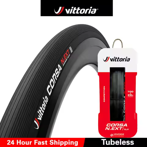 Vittoria Corsa N.EXT TLR 700x28C Folding Tyre G2.0 NEXT TLR Road Tubeless Ready Tire 700C Black Fold