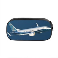 Boeing 737 Pencil Bag Primary School Students Aircraft Fans Stationery Box Boeing 747 Aviation Child