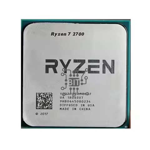 Ryzen 7 2700 R7 2700 3.2 GHz Eight-Core Sixteen-Thread 16M 65W CPU Processor YD2700BBM88AF Socket AM