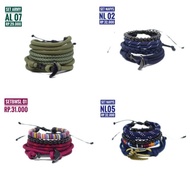 Advenlet - Navy/ Army Maroon Bracelet Set