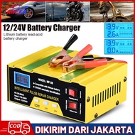 Asli Charger Aki 12V/24V 6-105AH MF-2B Accu Mobil Dan Motor 12 Dan 24 Volt Smart Battery Charger Mobil Otomatis Digital Smart Battery Charger Murah/Cas Aki Mobil 12 Dan 24 Volt Otomatis/Charger Aki Mobil Dan Motor 12v 24v Otomatis/Casan Aki Motor 12 Volt