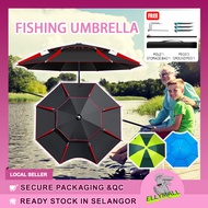 Payung Mancing Big Fishing Umbrella Beach SunShade Payung Besar Khemah Camping Umbrella PatioParasol