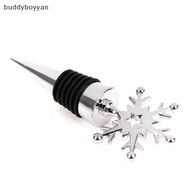buddyboyyan Stainless Steel Bottle Stoppers for Red Wine Champagne Beer Saver Sealer Snow BYN