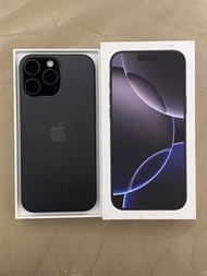 🇭🇰超新Apple iPhone 16 Pro Max 256GB 黑色 港版 電池94% 原裝無維修過 有單