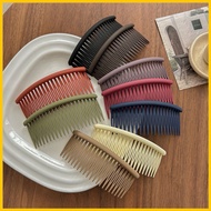 Matte Large Hair Comb Clip Fringe Comb Hair Accessory Hairpin Headband for Women