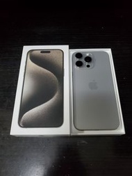Iphone 15 pro max 256gb natural titanium apple 手提電話 二手手機 mobile phone
