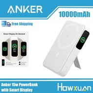 Anker MagGo 10000mAh PowerBank, Qi2 Certified 15W Ultra-Fast MagSafe-Compatible Portable Charger 10,