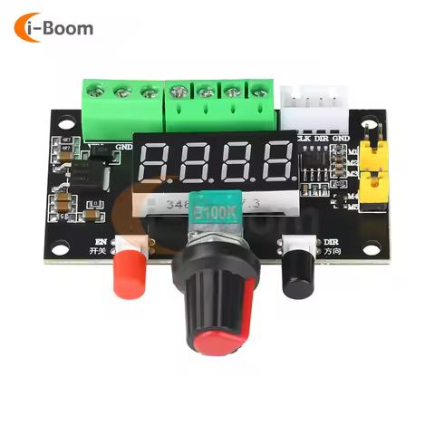 12V/24V Stepper Motor Controller Adjustable Forward/Reverse Motor Speed Controller PWM Pulse Signal