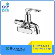 Sorento SRTWT2214 Two Way Tap Washing Machine Tap Solid Brass Two Way Bathroom Wall Tap Garden Two W