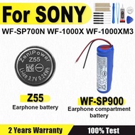 New 3.7V Z55 For ZeniPower Battery For Sony WF-1000XM3 WF-SP900 WF-SP700N WF-1000X TWS Earbuds Earph