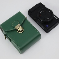 Suitable for Canon G7X3 G7x2 sx740 Camera Bag Sony RX100M7 zv1 Leather Case Rico GR2/3x [Y]