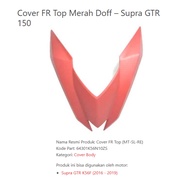 MERAH 64301K56N10ZS Matte Red Top FR Cover – Supra GTR 150