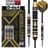 ONE80 STEEL TIP DART - 20G/22G Mobilizer 02 Brass Dart Set Original Steel Darts