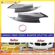 1 Pair Car Front Left & Right Lower Bumper Splitter Plastic Automotive Supplies for     E90 E92 E93 