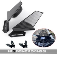 For CF 250SR 450SR 250 SR 450 SR 450SR Universal Motorcycle Modified Rearview Mirrors Wind Wing Adju