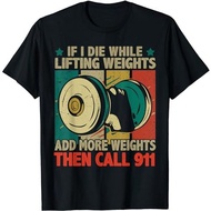 Funny Add More Weights Gym Fitness Workout Weights Lifting T-Shirt