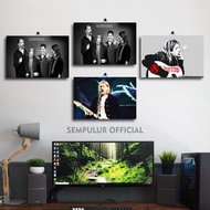 NIRVANA BAND PICTURE ROOM DECORATION 20X30 JQ9RK/R2DCJ NIRVANA BAND WOODEN POSTER/ ANIME DECORATION/