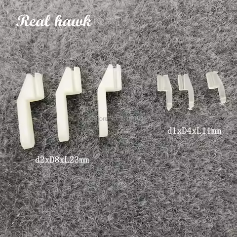 10pcs Nylon Swing Keeper d1xD4xL11mm/d2xD8xL23mm Fit 1/2mm Rod For RC Airplanes Parts Aircraft Aerom