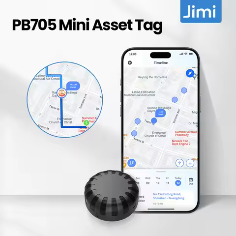 Jimi PB705 Mini Asset Tag GPS Tracker Anti-lose Security Smart Finder Bluetooth Tracker By Apple Fin