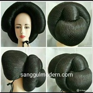 Bun. Javanese style Wig Wig Hair Wig Long Hair Wig Hair Woman