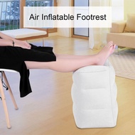 Inflatable Footrest  Travel Air Inflation Pillow Relax Footstool Airplane(Gray)