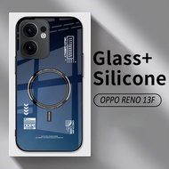 HP New Oppo Reno 13F Glass Softcase 2025 - Casing New Oppo Reno 13Fhp - K128