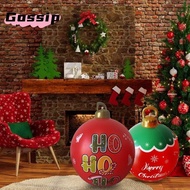 GOSSIP Gardens Balloon, 60cm PVC Inflatable Ball, Giant Decoration Toy Giant Christmas Ball Christma