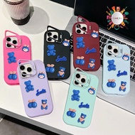 GC100 SOFTCASE SILICON MODEL BEAR SMILE BLUE 3D FOR OPPO RENO 4 4F 5 5F 6 7 7Z 8 8Z 8T 10 11 PRO 4G 