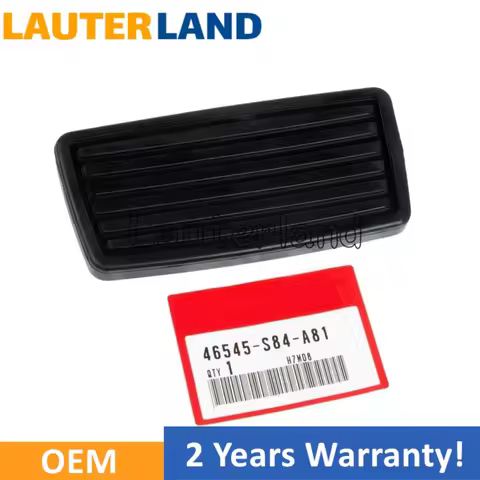 1pcs 46545-S84-A81 46545 S84 A81 Car Brake Pedal Pad Black Rubber Cover For Honda Accord Civic CRV 4
