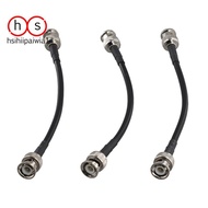 RG58 BNC Male Plug to BNC Male Plug Crimp Connector Coax Jumper Cable Wire Oscilloscope Signal Line