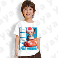 *YAYA*2023 The Super Mario Bros Movie Nintendo Game  T-shirt Cartoon Party Play Game Childrens Shirt Short-Sleeved Top