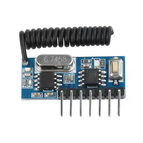 433 Mhz RF Remote Control Transmitter 433mhz RF Relay Receiver Switch Module Wireless Switch For Rem