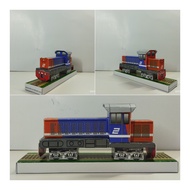 Papercraft Lokomotif BB 300 Perumka Merah