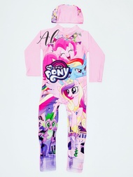 LZD Angel Baby My Little Pony Long Sleeves Long Pant Swimming Suit