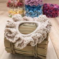 髮圈 - 彩色髮帶和鬆緊帶 - 鉤針編織髮飾