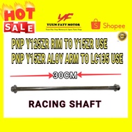 RACING SHAFT M12*295MM pnp Y125 SPORTRIM TO Y15 SDC SAP RODER PANJANG 29.5CM SAIZ 19 FOR LC135 CONVE
