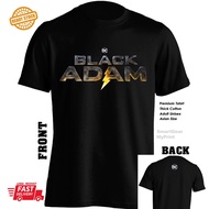 Black Adam DC Dwayne Johnson tshirt Cotton